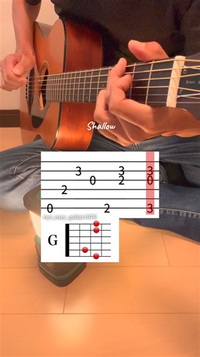 Easy Guitar with Ryo on Instagram: "One of the most beautiful acoustic intros ever. Lady Gaga, Bradley Cooper - Shallow #guitar #guitartok #guitartutorial #guitarchords #guitarplayer#guitarcover #guitarpractice #guitarlesson #beginnerguitar #acousticguitar #guitartabs #easyguitar"