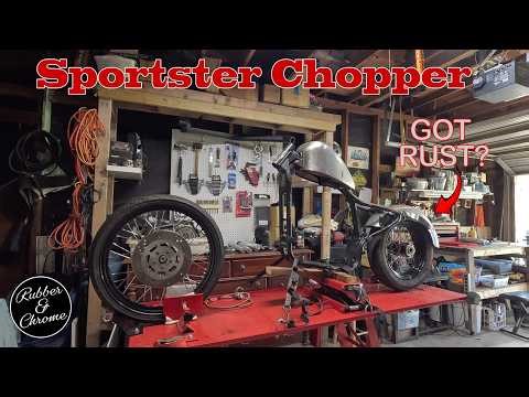 Basket Case Harley has RUST!? (Can We Save these tins?)