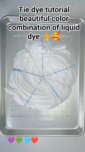 Tie dye tutorial applying liquid dye. beautiful combination of liquid dye 👌❤️ #credittotherightfulownerofthisvideo #handmadetiedye #highlightsシ゚ #tiedyetutorial #followersシ゚ #everyoneシ゚ #followerseveryone | Jayrel Ybañez Golez