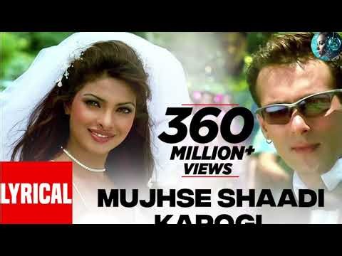 Mujhse Shaadi Karogi Title Track | Sonu Nigam, Sunidhi Chauhan | Salman Khan 90s romantic song