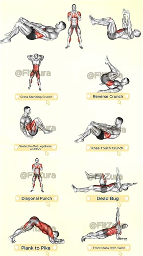 10 Min Standing Abs Workout (NO JUMPING) #fatburn #sports #15minuteworkout #homeworkout #motivation