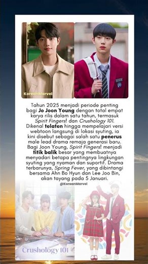 Dari Spirit Fingers ke Spring Fever, Jo Joon Young Kariernya Melejit! #leechaemin #kdrama #shorts