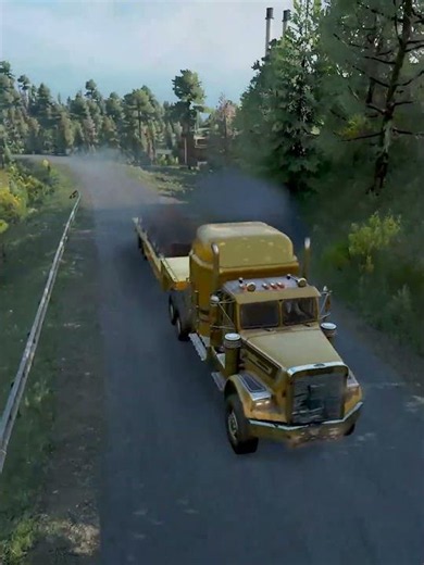 Freightliner FLD120 | Transporting the bricks | Snowrunner