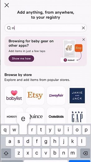 How To Add The Ollie To Your Babylist Registry
