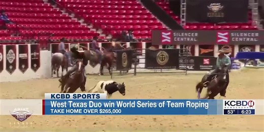 West Texas duo win World Series of Team Roping