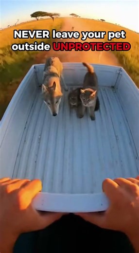 never leave your pet outside unprotected #shorts