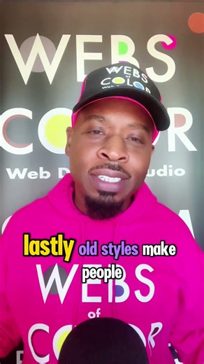 What makes a website look unprofessional?