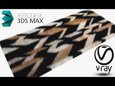 Make Any CARPET Quickly And Easily | 3DS MAX & VRAY