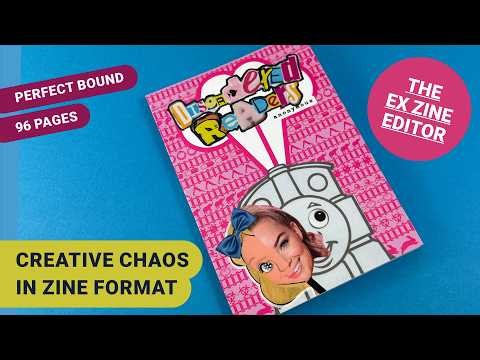 Transforming chaos into Perfect Bound Zine Printing. Disordered Readers Anonymous.