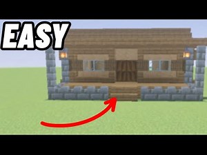 How To Build A Suburban Log Cabin In Minecraft 🏠