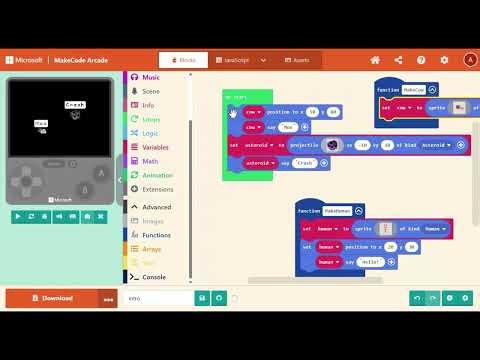 Use Functions In Makecode Arcade