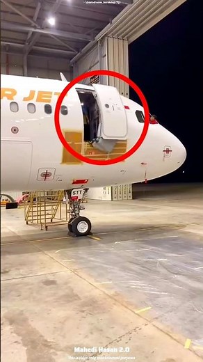 Why Airplane Emergency Slides Are Tested Like This! ✈️ Amazing Aviation Safety Test #shorts