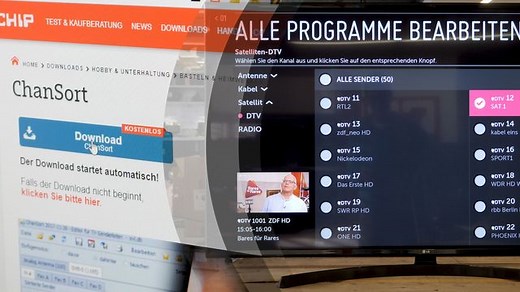 Senderliste sortieren bei LG-Fernsehern