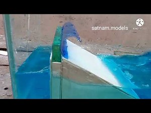 Water wave tank demonstration model || water wave model || working science model