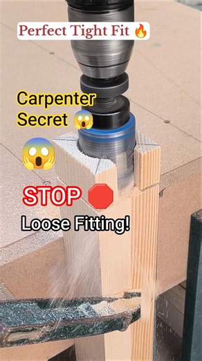 Carpenter’s Secret! Perfect Tight Round Wood Plug Fit 🇺🇸🔥 #Shorts #woodworking #diy #shortfeed #usa