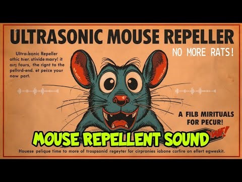 Ultrasonic Sound to Repel Mice Naturally – 10 Hours Nonstop 🐭🌿🔊 | Chemical Free Pest Control