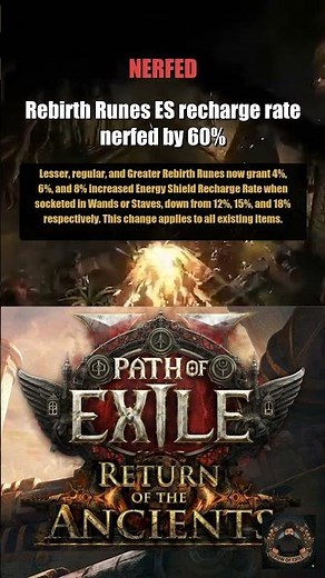 Energy Shield Changes in 0.5 - Path of Exile 2