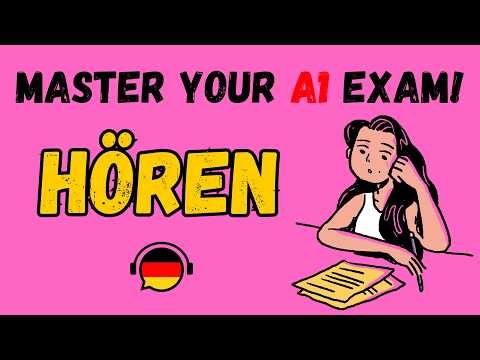 German A1 Listening Exam + Answers 🎧 – Real Life in Germany🇩🇪 #germany #germanlistening