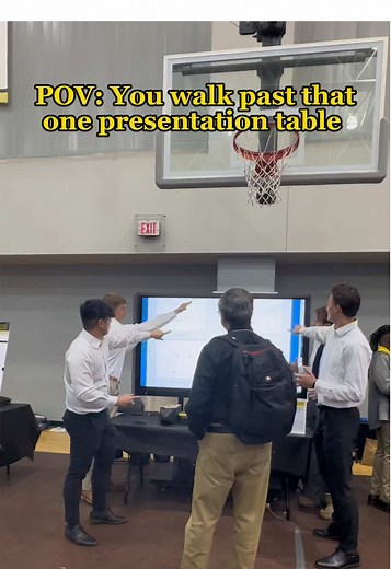 You have one more hour to hear student presentations at Charles Koch Arena, followed by an awards ceremony and reception around 4pm💚. We’d love to see you👋! #wichitastateuniversity #seniordesign #engineeringcollege #shockernation #kocharena #collegeofengineering #proud #studentlife