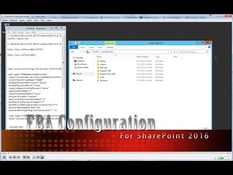 Configuring Forms Based Authentication in SharePoint 2016, 2019 and Subscription Edition