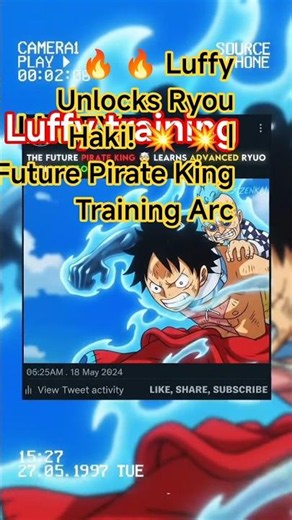 🔥 Luffy Unlocks R🔥 Luffy Unlocks Ryou Haki! 💥 💥 | Future Pirate King Trainings