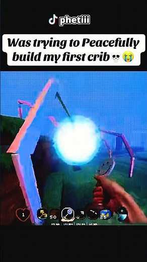 Bro’s playing Mind Craft 😭🧠🧱