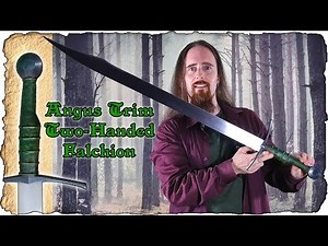 Two Handed Falchion by Angus Trim - Odd Grip, Great Blade!