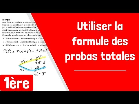 Comment utiliser la formule des probabilités totales ?
