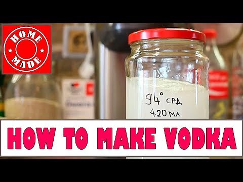 How to dilute the alcohol with water to produce vodka | HOW TO MAKE VODKA