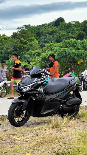 Customized Aerox 155 V2 Black Mamba Decals | Yamaha Aerox