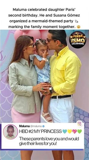Maluma and Susana Gómez Mark Daughter Paris’ 2nd Birthday#shorts #celebrity #celebritynews #trend