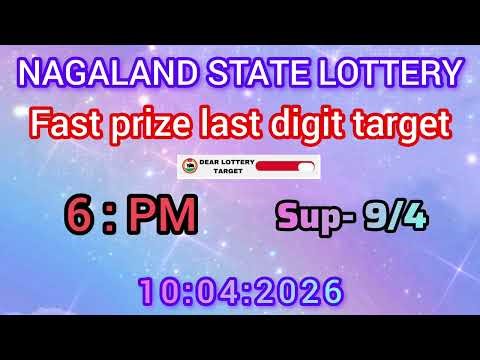 First Prize Last Digit 10/04/2026 Nagaland State Lottery Target Number Lottery Sambad Target Number