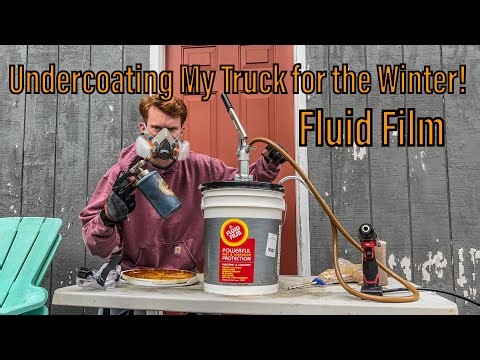 Undercoating my Truck for the Winter with Fluid Film! - How to Apply it & What is it?