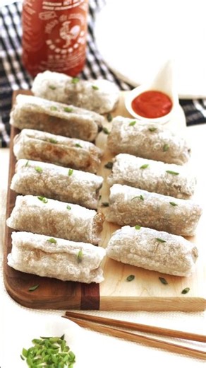 Fried Rice Paper Spring Rolls #yummy #recipes