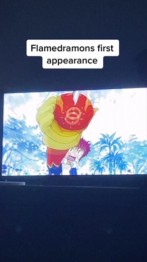 Meet Flamedramon #flamedramon #fyp #amine #manga #digimon #firerocket #armourdigivolve