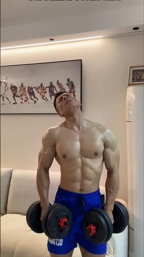 Dumbbell Lateral Raise: Wider Shoulders in Less Time!💪 #edit ##shuffle #trend