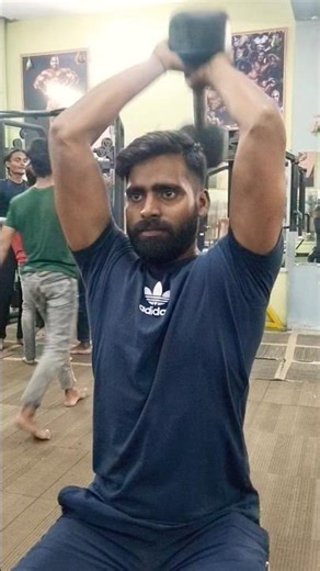 tricep workout 💪|#naturalbodybilding #bodybuilding #gym #tricepsworkout #shorts