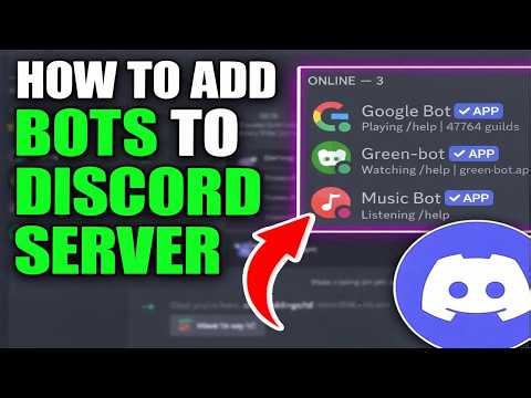 How To Add Bots To Your Discord Server (UPDATED METHOD 2026)