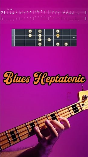 🔥 Blues Heptatonic on Bass | When Blues Needs One More Note