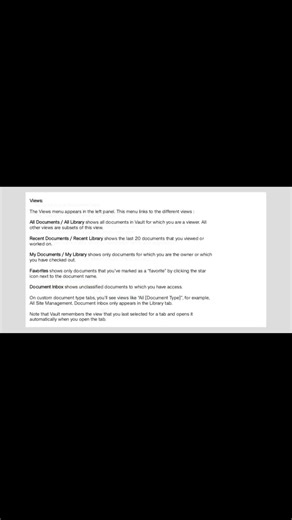 Interview Question: Library Tab and different Views