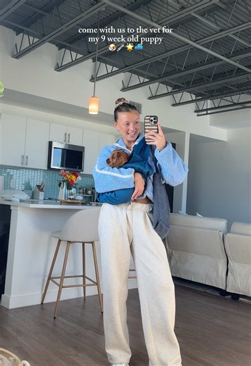 First Vet Visit for Our 9-Week-Old Puppy