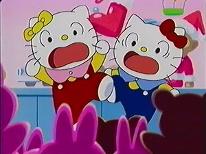 Hello Kitty's first Christmas Cake - Everyone's enjoyable summer vacation (Japanese VHS rip)