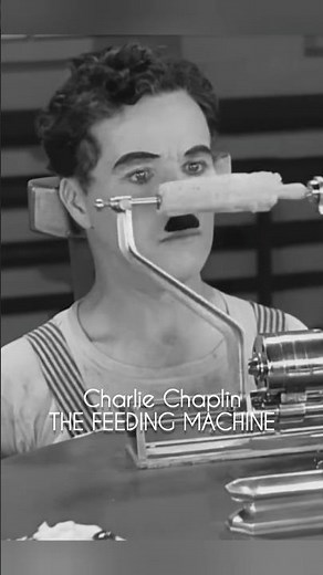 Charlie Chaplin The Feeding Machine Scene #shorts