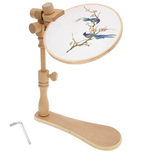 Adjustable Wooden Embroidery Hoop Stand – Cross Stitch Rack for Handmade Crafts - Etsy