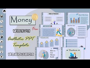 #11 Money PPT Template | Bussines PPT | Morph Transition | Free Template & Font | Blue PPT |Tutorial