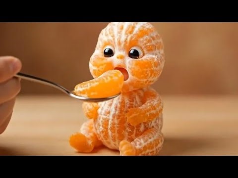 Cute or Creepy AI Fruit Babies Biting Crunchy Sounds 🍎👶 Ultimate Satisfying ASMR