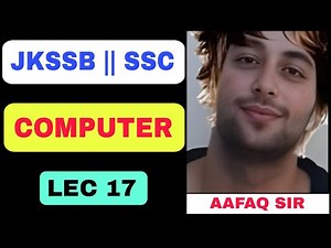 JKSSB COMPUTER (17) - SOFTWARE by AAFAQ SIR/ WATCH PREVIOUS FREE LECTURES IN THE PLAYLIST