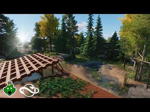 Building a Beautiful Timber Wolf Habitat | Planet Zoo Sandbox Mode