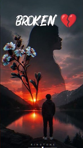 Broken Ringtone 💔🎧 Broken heart 🥺 Sad ringtone 😔#ringtone #shorts #sad #sadsong