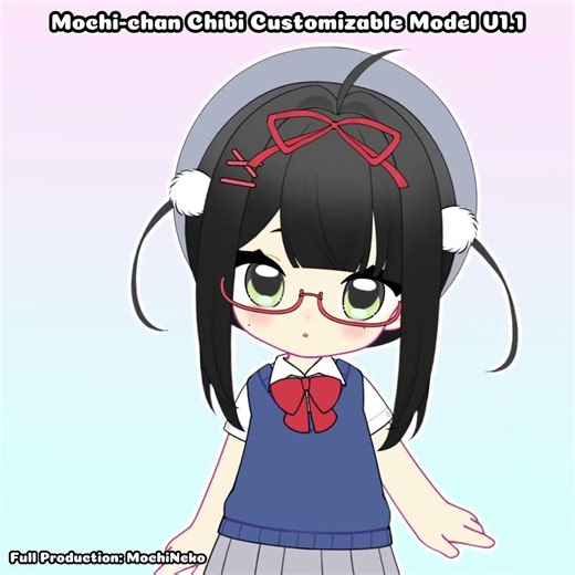 Mochi-chan Chibi Customizable Model V1.1.0 showcase